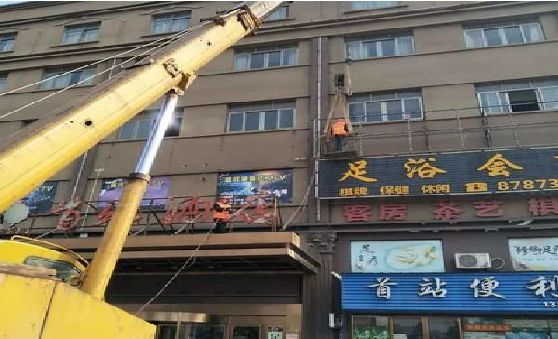 梅县安装较高的门店招牌有什么好的方法？
